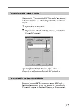 Preview for 77 page of Sony SFD-FW200P Operating Instructions Manual