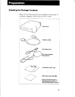 Preview for 9 page of Sony SFD200S Operating Instructions Manual