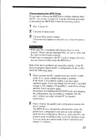 Preview for 23 page of Sony SFD200S Operating Instructions Manual