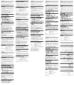 Preview for 2 page of Sony SH-L32W Operating Instructions