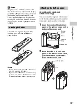 Предварительный просмотр 19 страницы Sony SHAKE-100D Operating Instructions Manual