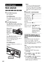 Предварительный просмотр 22 страницы Sony SHAKE-100D Operating Instructions Manual