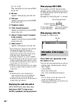 Preview for 30 page of Sony SHAKE-100D Operating Instructions Manual