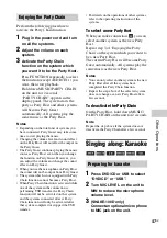 Preview for 47 page of Sony SHAKE-100D Operating Instructions Manual