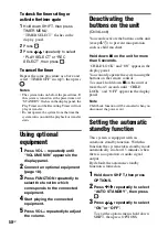 Preview for 50 page of Sony SHAKE-100D Operating Instructions Manual