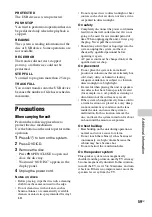 Preview for 59 page of Sony SHAKE-100D Operating Instructions Manual