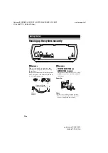 Предварительный просмотр 14 страницы Sony SHAKE-6D Operating Instructions Manual