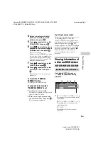 Preview for 25 page of Sony SHAKE-6D Operating Instructions Manual