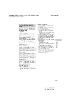 Предварительный просмотр 33 страницы Sony SHAKE-6D Operating Instructions Manual