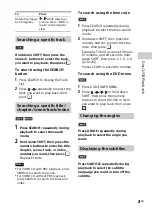 Preview for 21 page of Sony SHAKE-X1D Operating Instructions Manual