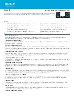 Preview for 1 page of Sony SHAKE5 Specifications