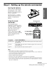 Preview for 9 page of Sony SHOWVIEW SLV-D910 Operating Instructions Manual