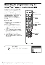 Preview for 44 page of Sony SHOWVIEW SLV-D910 Operating Instructions Manual