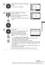 Preview for 45 page of Sony SHOWVIEW SLV-D910 Operating Instructions Manual