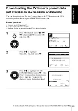 Предварительный просмотр 25 страницы Sony ShowView SLV-SE720D Operating Instructions Manual