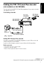 Предварительный просмотр 35 страницы Sony ShowView SLV-SE720D Operating Instructions Manual