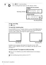 Preview for 42 page of Sony ShowView SLV-SE740D Operating Instructions Manual