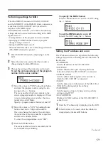 Preview for 121 page of Sony SIU-100 Operating Instructions Manual