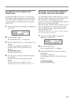 Preview for 123 page of Sony SIU-100 Operating Instructions Manual