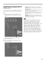 Preview for 137 page of Sony SIU-100 Operating Instructions Manual