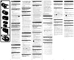 Preview for 2 page of Sony SJK-P71 Operating Instructions