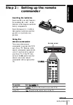 Preview for 11 page of Sony SL-EZ131AZ Operating Instructions Manual