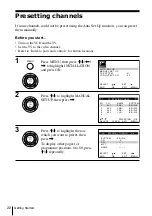 Preview for 22 page of Sony SL-EZ131AZ Operating Instructions Manual