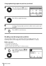 Preview for 26 page of Sony SL-EZ131AZ Operating Instructions Manual