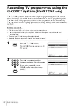 Preview for 42 page of Sony SL-EZ131AZ Operating Instructions Manual