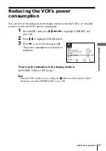 Preview for 57 page of Sony SL-EZ131AZ Operating Instructions Manual