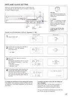 Предварительный просмотр 27 страницы Sony SL-HF600 Operating Instructions Manual