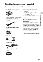 Предварительный просмотр 13 страницы Sony SLT-A33 Instruction Manual