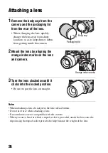 Предварительный просмотр 26 страницы Sony SLT-A33 Instruction Manual