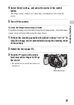 Предварительный просмотр 37 страницы Sony SLT-A33 Instruction Manual