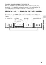 Предварительный просмотр 41 страницы Sony SLT-A33 Instruction Manual