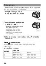 Предварительный просмотр 124 страницы Sony SLT-A33 Instruction Manual