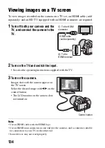 Предварительный просмотр 134 страницы Sony SLT-A33 Instruction Manual