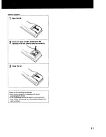 Предварительный просмотр 11 страницы Sony SLV-373UC - Video Cassette Recorder Operating Instructions Manual