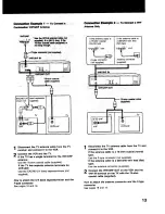 Предварительный просмотр 13 страницы Sony SLV-373UC - Video Cassette Recorder Operating Instructions Manual