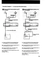 Предварительный просмотр 15 страницы Sony SLV-373UC - Video Cassette Recorder Operating Instructions Manual