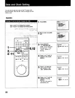 Предварительный просмотр 22 страницы Sony SLV-373UC - Video Cassette Recorder Operating Instructions Manual