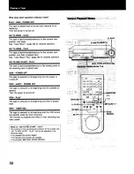 Предварительный просмотр 32 страницы Sony SLV-373UC - Video Cassette Recorder Operating Instructions Manual