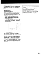 Предварительный просмотр 35 страницы Sony SLV-373UC - Video Cassette Recorder Operating Instructions Manual