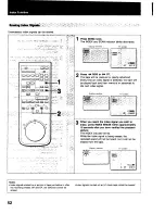 Предварительный просмотр 52 страницы Sony SLV-373UC - Video Cassette Recorder Operating Instructions Manual