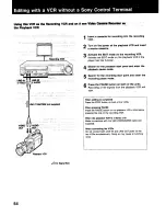 Предварительный просмотр 54 страницы Sony SLV-373UC - Video Cassette Recorder Operating Instructions Manual