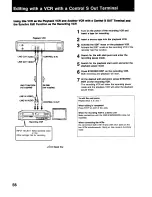 Предварительный просмотр 56 страницы Sony SLV-373UC - Video Cassette Recorder Operating Instructions Manual