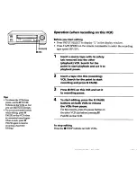 Предварительный просмотр 43 страницы Sony SLV-420 - Video Cassette Recorder Operating Instructions Manual