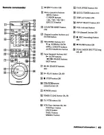 Предварительный просмотр 49 страницы Sony SLV-420 - Video Cassette Recorder Operating Instructions Manual