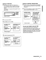 Предварительный просмотр 15 страницы Sony SLV-440 Operating Insructions