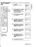 Предварительный просмотр 19 страницы Sony SLV-440 Operating Insructions